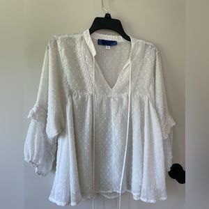 White flowy top, Medium